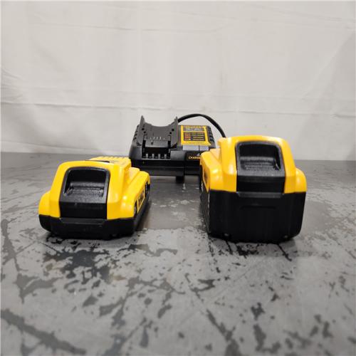 AS-IS- DEWALT 20V MAX Lithium-Ion Battery Kit with 5.0Ah and 2.0Ah Battery and Charger