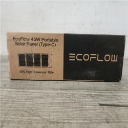 Phoenix NEW EcoFlow 45-Watt TOPCon Portable Solar Panel Up to 25% Conversion Rate  IP68  Ideal Solar Power Source for RIVER 2 Series (SEALED)