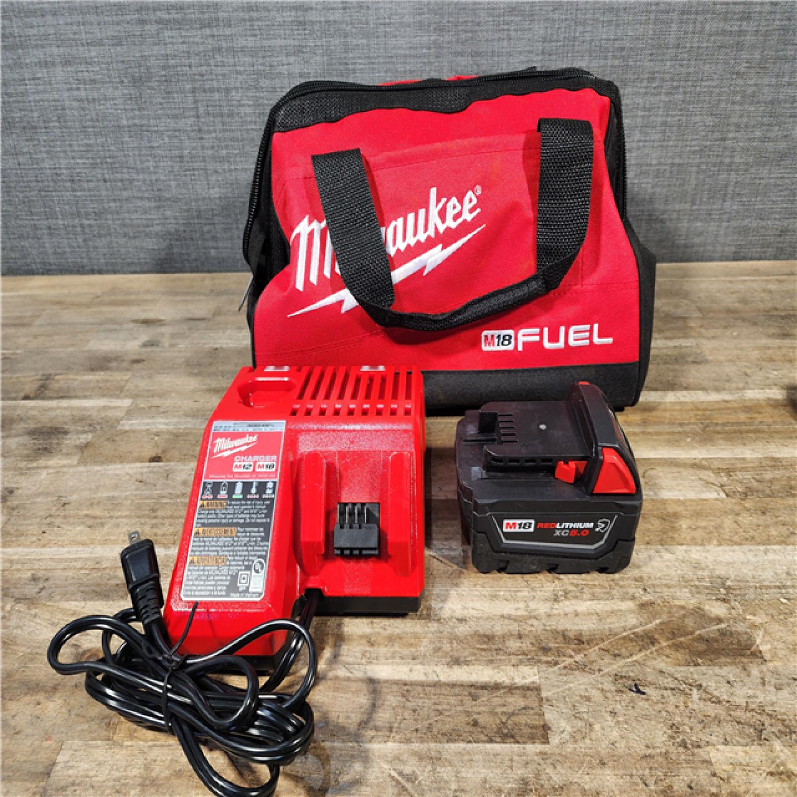 HOUSTON LOCATION - AS-IS Milwaukee M18 1/2 in. Cordless Brushless High Torque Impact Wrench Kit (Battery & Charger)