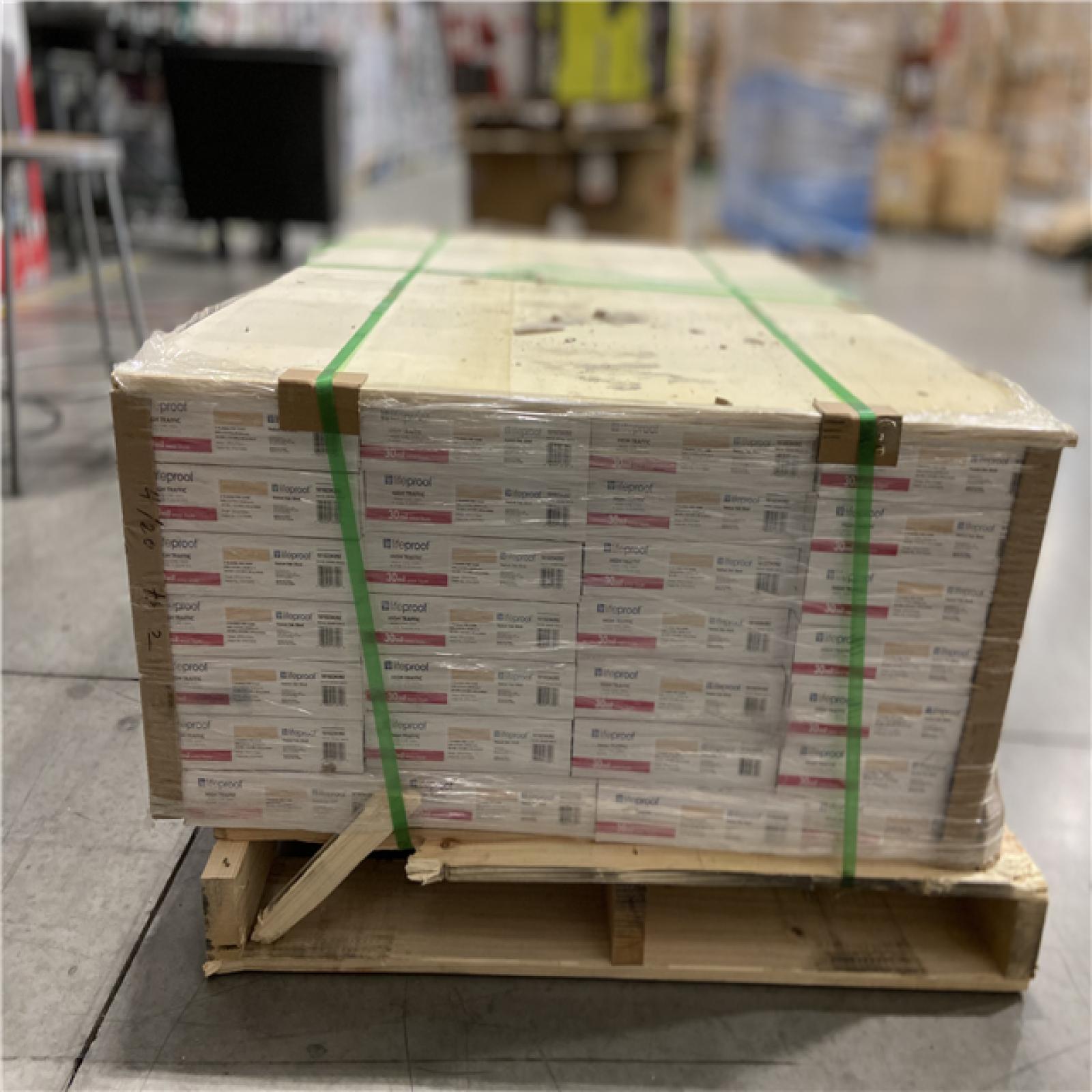 DALLAS LOCATION - Lifeproof Vesinet Oak 30 MIL x 8.7 in. W x 48 in. L Click Lock Waterproof Luxury Vinyl Plank Flooring (20.1 sq. Ft./Case) - 28 CASES