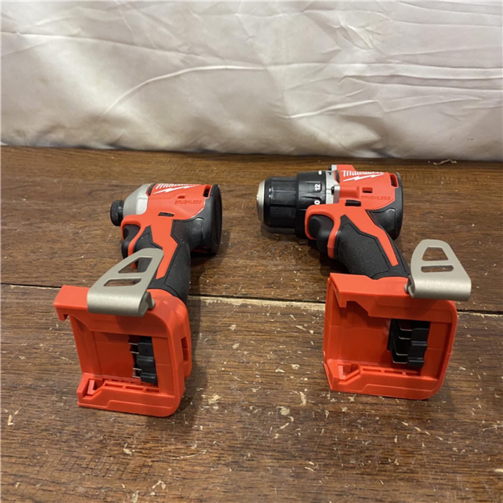 AS-IS Milwaukee M18 Compact Brushless 2-Tool Combo Kit