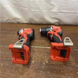 AS-IS Milwaukee M18 Compact Brushless 2-Tool Combo Kit
