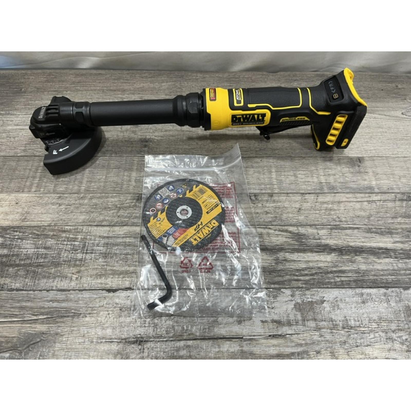 AS-IS DEWALT ATOMIC 20V MAX Cordless Brushless 4 in. Extended Cut-Off Tool (Tool Only)