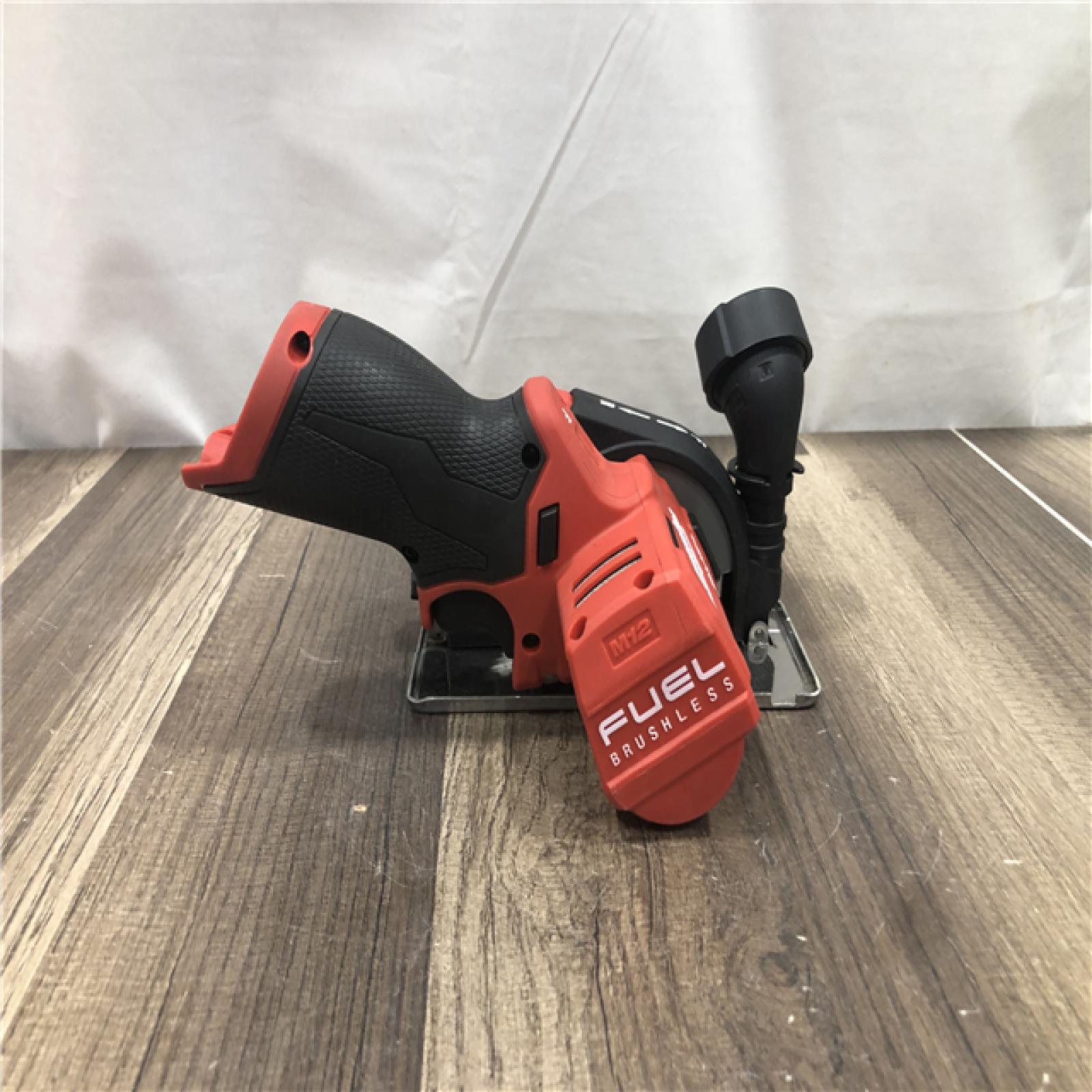 AS-IS Milwaukee FUEL 12V Lithium-Ion Brushless Cordless 3 in. Cut Off Saw (Tool-Only)