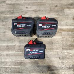 HOUSTON LOCATION - AS-IS MILWAUKEE FORGE BATTERY PACK QTY - 3