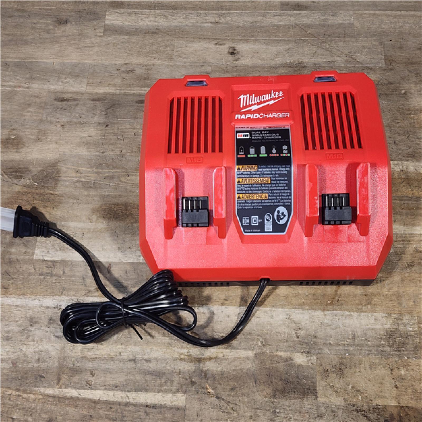 HOUSTON LOCATION - AS-IS M18 FUEL 155 MPH 650 CFM 18-Volt Lithium-Ion Brushless Cordless Dual Battery Backpack Blower W/ BATTERY CHARGER