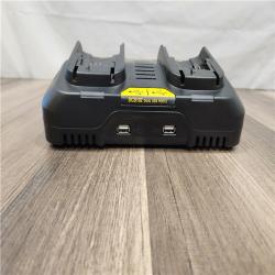 LIKE NEW! - DEWALT 12-Volt to 20-Volt MAX Lithium-Ion Dual Port Jobsite Fast Charging Station
