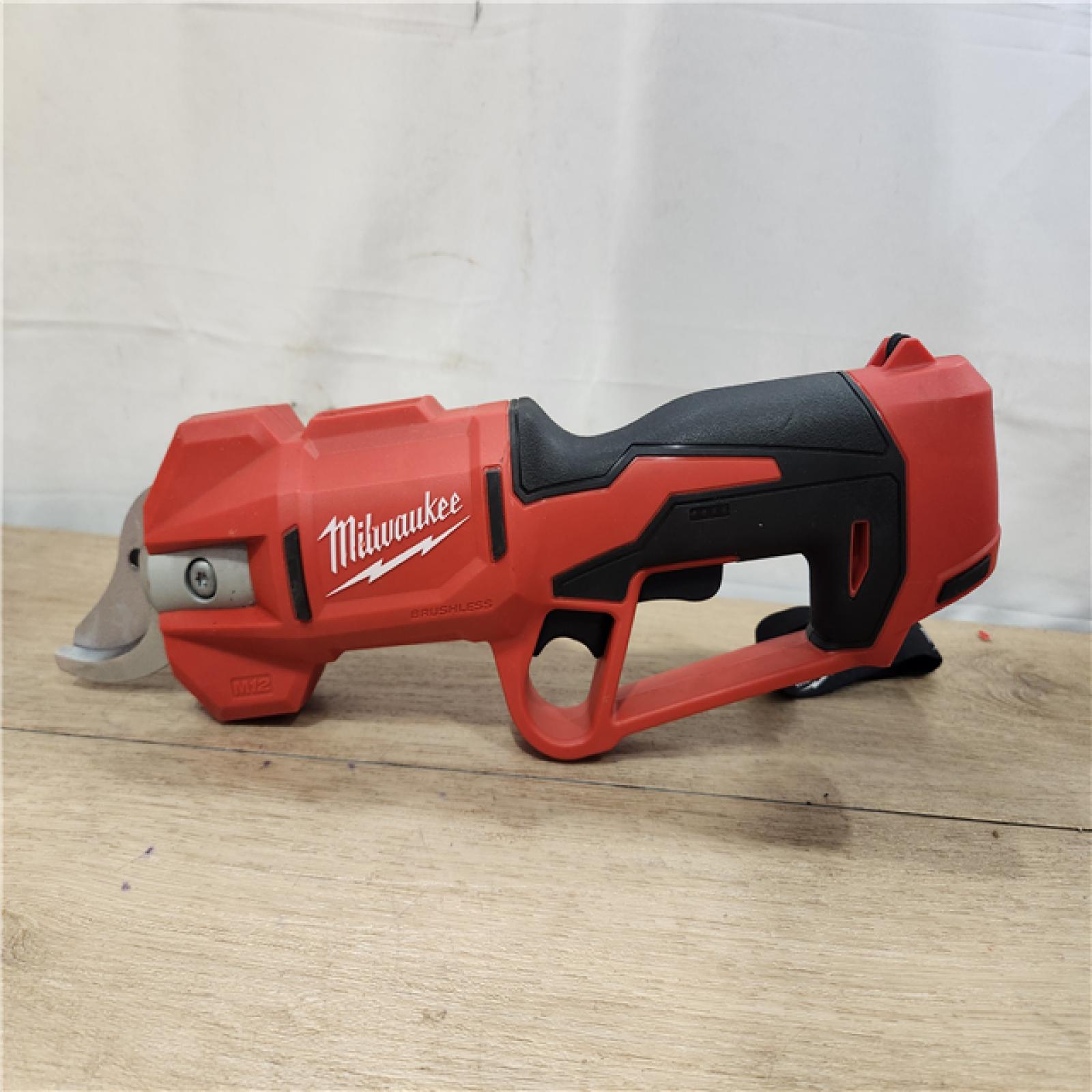 AS-IS- Milwaukee 12V Cordless Brushless Pruner Shears (Tool Only)