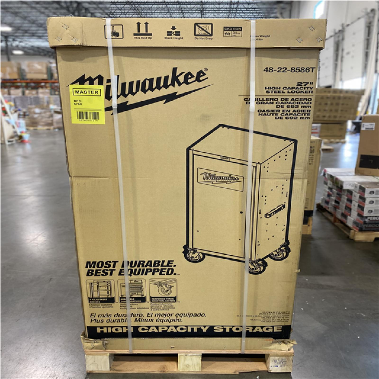 DALLAS LOCATION - MILWAUKEE 27 HIGH CAPACITY STEEL LOCKER