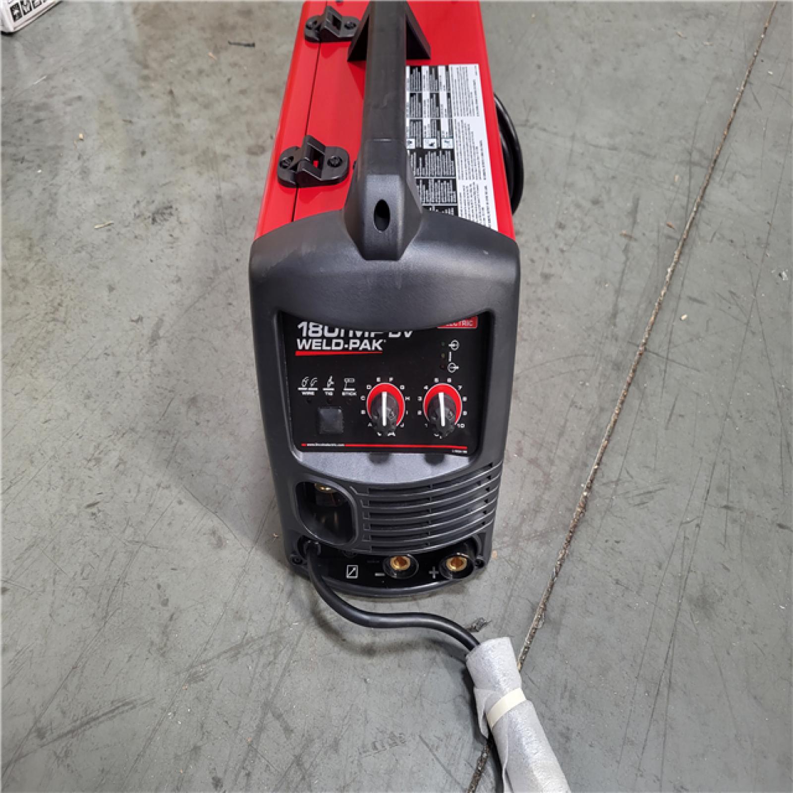 CALIFORNIA NEW LINCOLN ELECTRIC 180 I MP DV WELD PAK