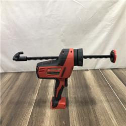 AS-IS M18 18V Lithium-Ion Cordless 20 Oz. Caulk and Adhesive Gun Kit Aluminum Sausage W/(1) 1.5Ah Battery  Charger