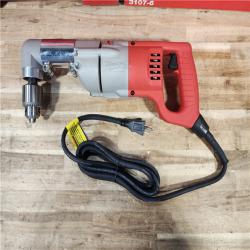 HOUSTON LOCATION - AS-IS Milwaukee 7 Amp Corded 1/2 in. Corded Right-Angle Drill Kit with Hard Case
