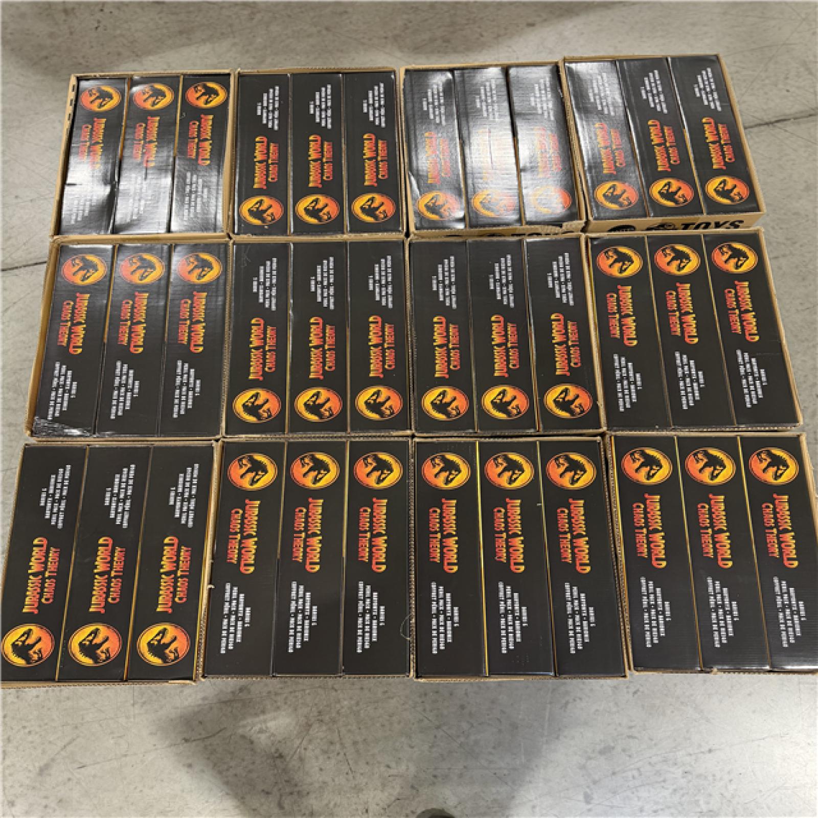 DALLAS LOCATION- NEW!  Jurassic World Chaos Theory Peril Pack PALLET (36 UNITS)