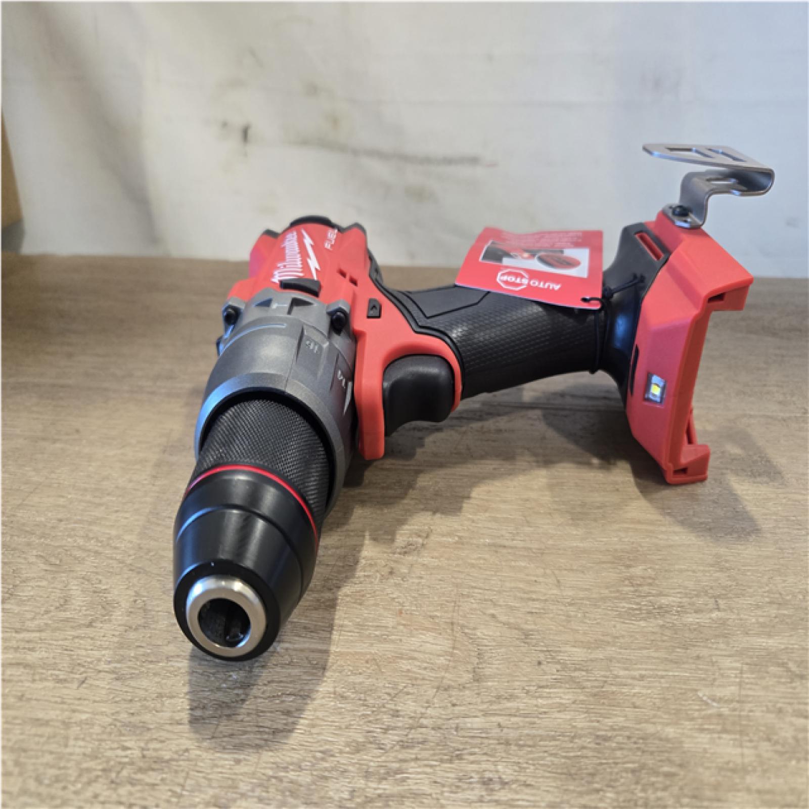AS-IS Milwaukee FUEL 18V Lithium-Ion Brushless Cordless 1/2 in. Hammer Drill/Driver (Tool-Only)