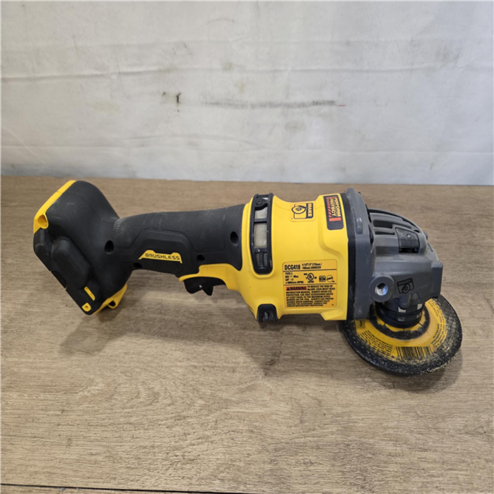 AS-IS DEWALT FLEXVOLT 60V MAX Cordless 4.5 in. to 6 in. Small Angle Grinder (Tool Only)