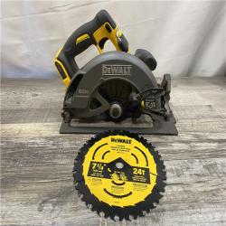 AS-IS DEWALT FLEXVOLT 60V MAX Cordless Brushless 7-1/4 in. Circular Saw with Brake (Tool Only)
