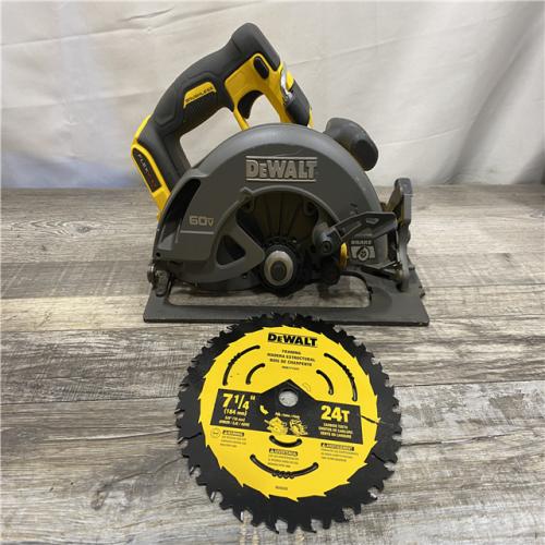 AS-IS DEWALT FLEXVOLT 60V MAX Cordless Brushless 7-1/4 in. Circular Saw with Brake (Tool Only)