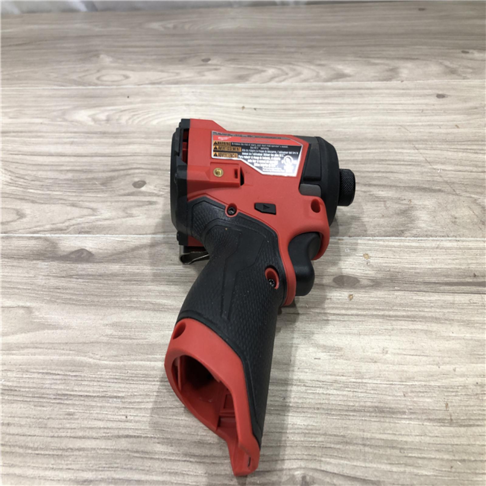 AS-IS Milwaukee M12 FUEL 12-Volt Lithium-Ion Cordless 1/4 in. Hex Impact Driver Compact Kit