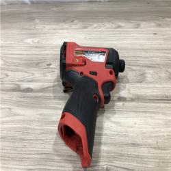 AS-IS Milwaukee M12 FUEL 12-Volt Lithium-Ion Cordless 1/4 in. Hex Impact Driver Compact Kit
