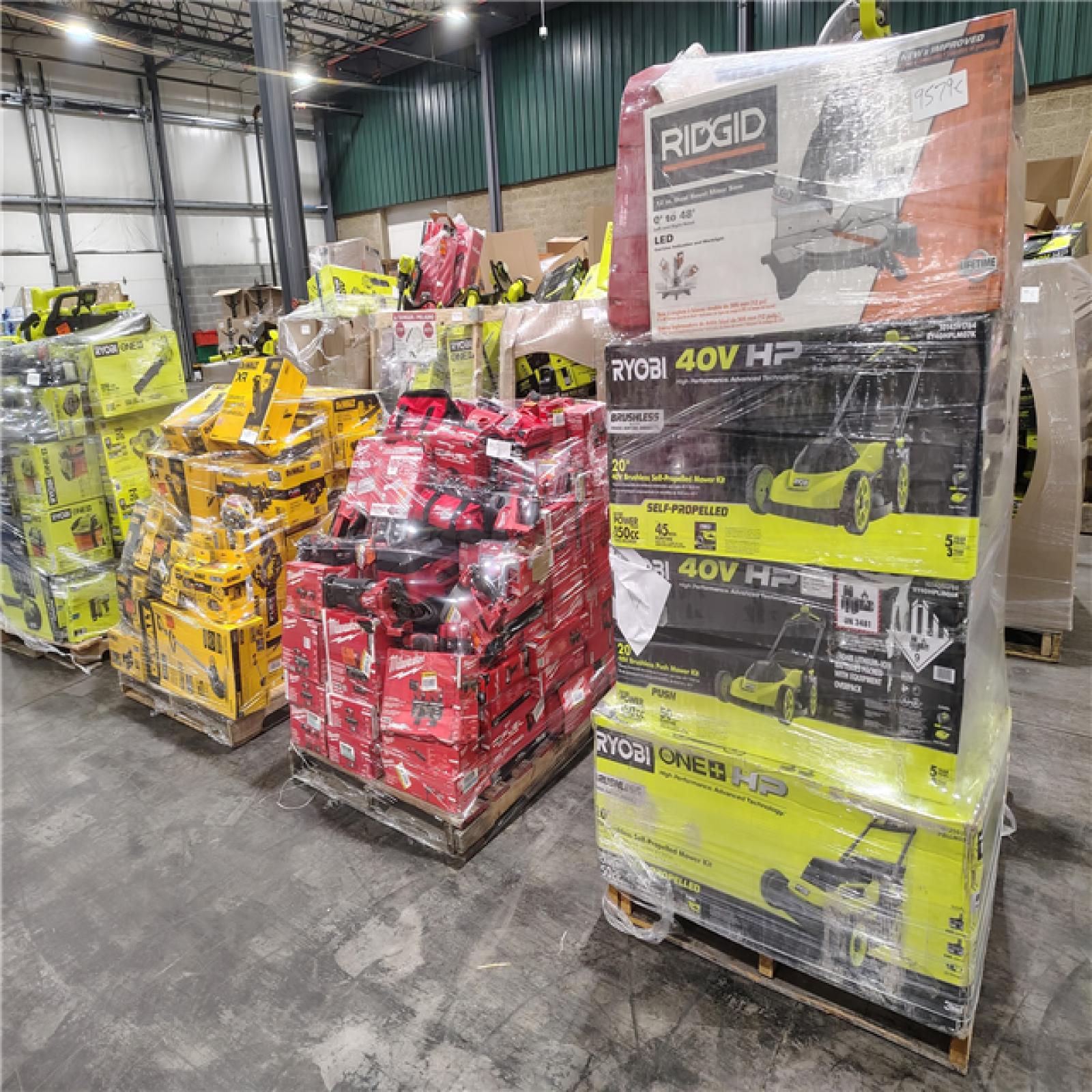 Pittston Location As-Is Power Tools Partial Truckload (11 Pallets) 9579-C