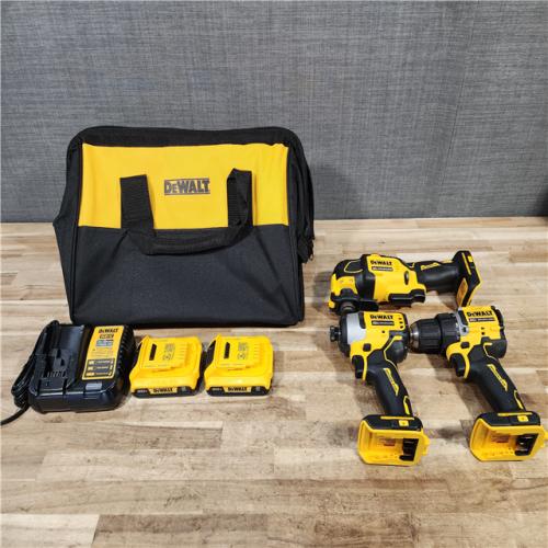 HOUSTON LOCATION - AS-IS DEWALT ATOMIC 20-Volt Lithium-Ion Cordless Brushless (3-Tool) Combo Kit