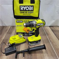 GOOD RYOBI ONE+ HP 18V Brushless Cordless 1/2 in. Hammer Drill Kit with (1) 4.0 Ah High Performance Battery, Charger, and Tool Bag