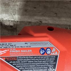 Houston Location AS-IS Milwaukee FUEL 18-Volt Lithium-Ion Brushless Cordless Gen II 16-Gauge Angled Finish Nailer (Tool-Only)