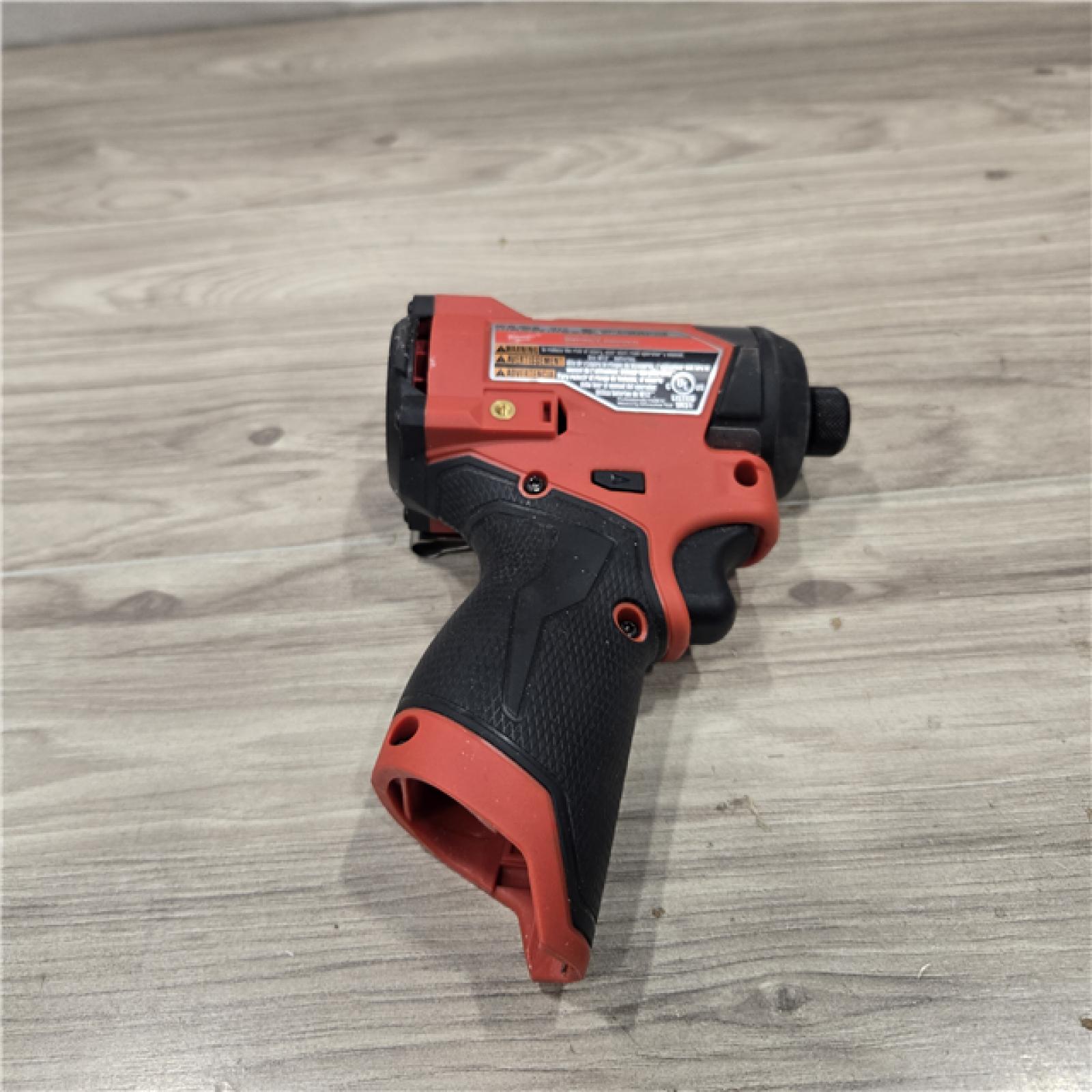 AS-IS Milwaukee M12 FUEL 12V Cordless 1/4 in. Hex Impact Driver Compact Kit