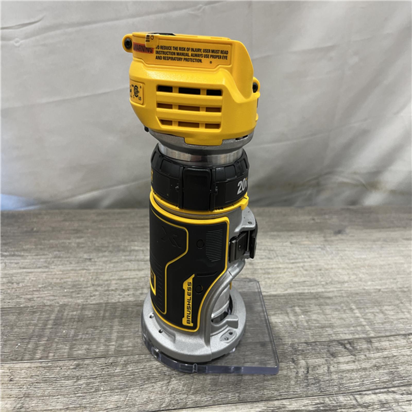 AS-IS DEWALT 20V MAX XR Cordless Brushless Fixed Base Compact Router (Tool Only)