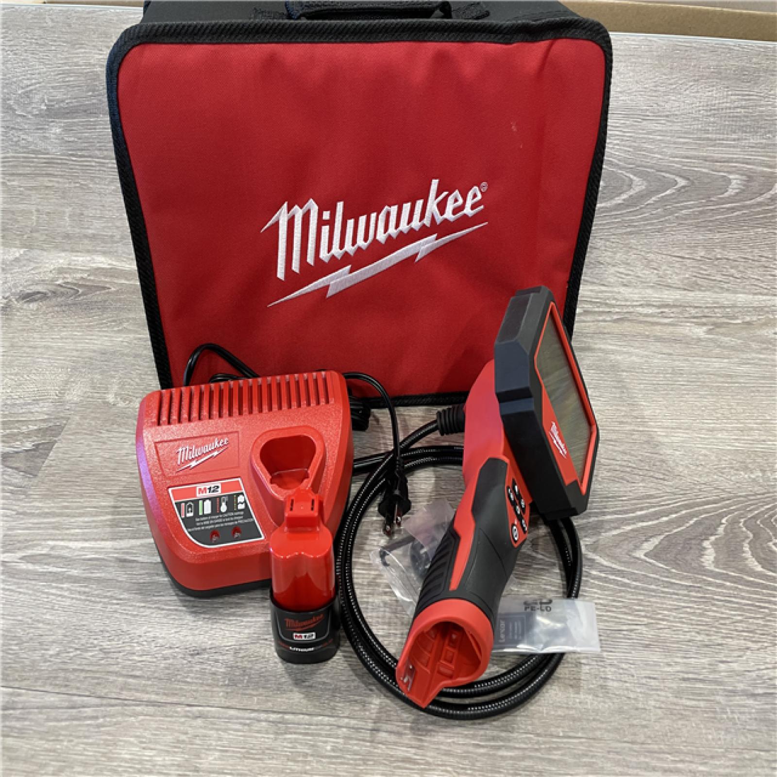 AS-IS Milwaukee 12V Lithium-Ion Cordless M-SPECTOR 360-Degree 4 ft. Inspection Camera Kit