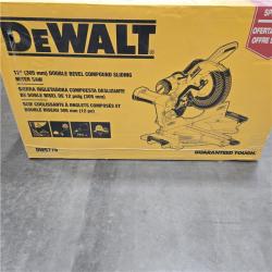 NEW! - DEWALT 12-in Dual Bevel Sliding Compound Miter Saw