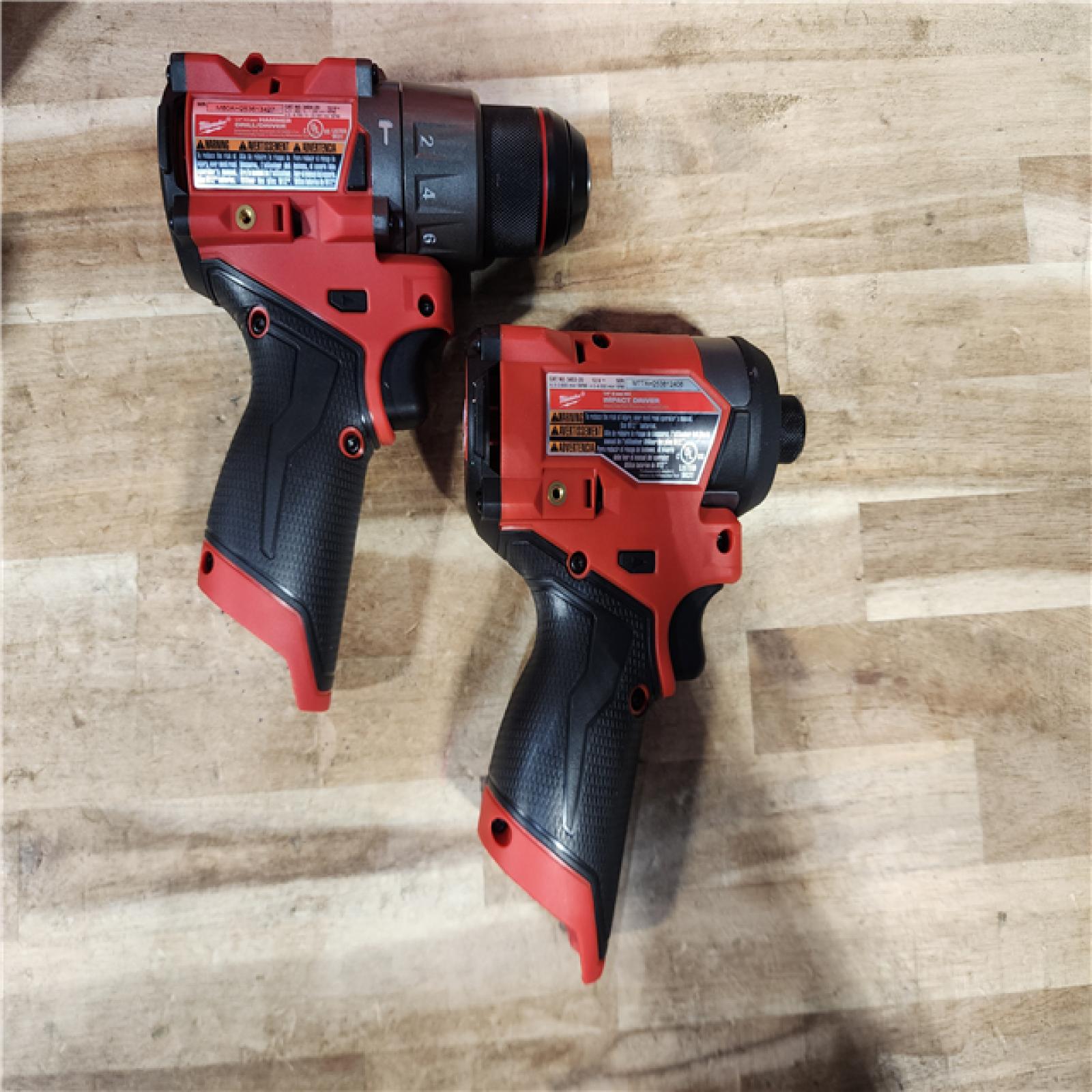 HOUSTON LOCATION - AS-IS (APPEARS LIKE NEW) Milwaukee FUEL 12-Volt Lithium-Ion Brushless Cordless Hammer Drill and Impact Driver Combo Kit