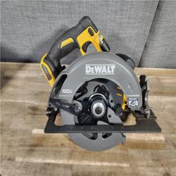HOUSTON LOCATION - AS-IS (APPEARS LIKE NEW) DeWALT Flexvolt Max 7-1/4  60V Brushless Circular Saw DCS578B (Bare Tool)