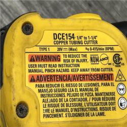AS-IS DEWALT 20-Volt MAX XR Copper Cutter (Tool Only)
