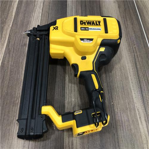 AS-IS DEWALT 20V MAX XR Lithium-Ion Electric Cordless 18-Gauge Brad Nailer (Tool Only)