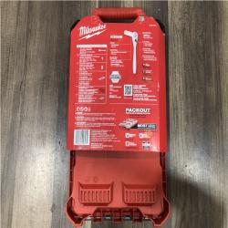 AS-IS Milwaukee 48--22-9481 3/8 Drive SAE Ratchet and Socket Set with Case (28-Piece)