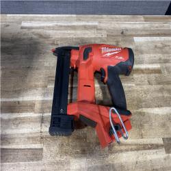 Houston Location AS-IS Milwaukee FUEL 18-Volt Lithium-Ion Brushless Cordless 18-Gauge 1/4 in. Narrow Crown Stapler (Tool-Only)