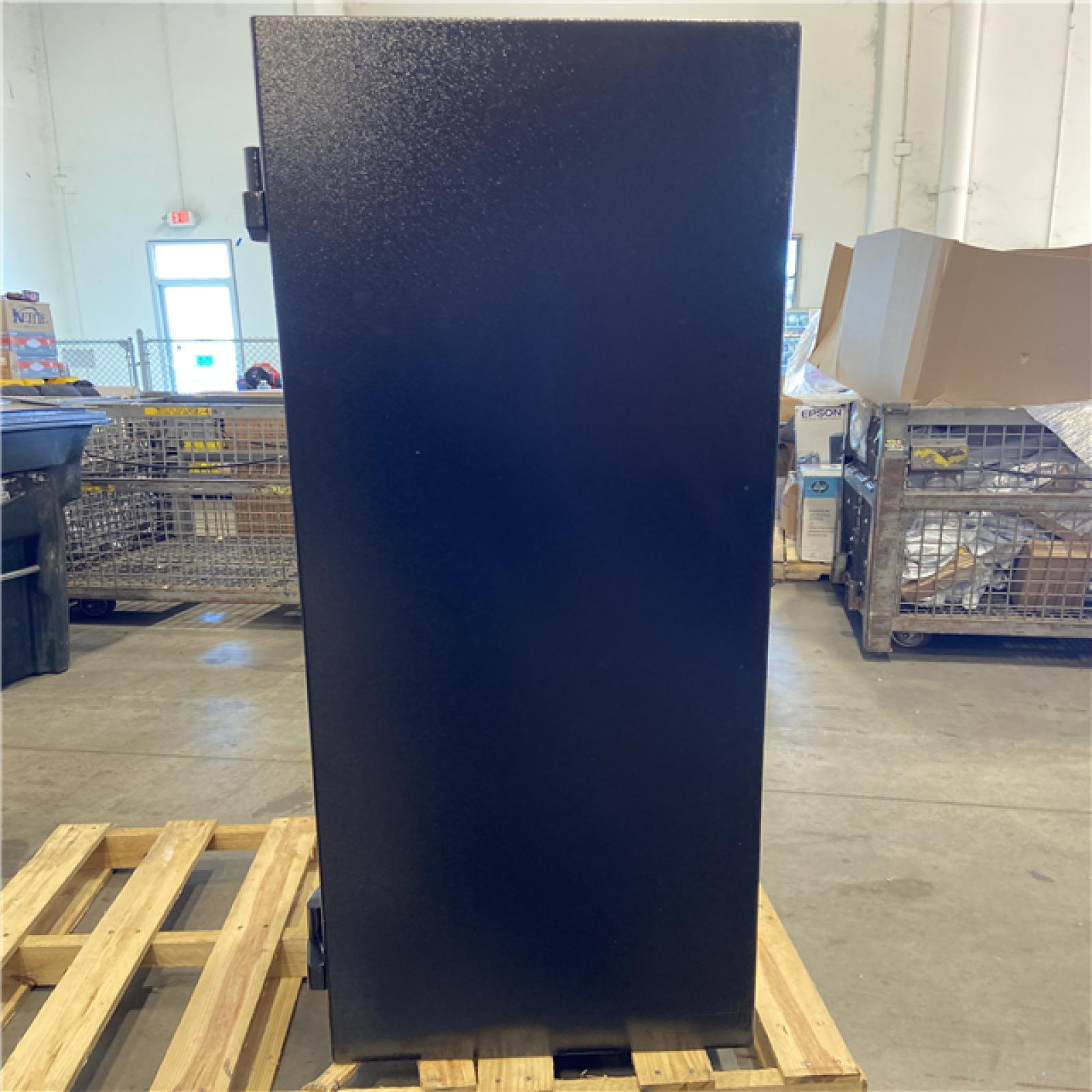 DALLAS LOCATION - LIBERTY SAFE Centurion 24-Gun 40-min fire rating EMP E-Lock, 59.25 in H x 28.25 in W x 20 in. L, Black Gun Safe