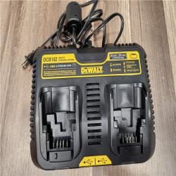 LIKE NEW! - DEWALT 12-Volt to 20-Volt MAX Lithium-Ion Dual Port Jobsite Fast Charging Station