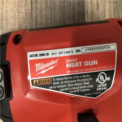 AS-IS Milwaukee M18 18V Lithium-Ion Cordless Compact Heat Gun (Tool-Only)
