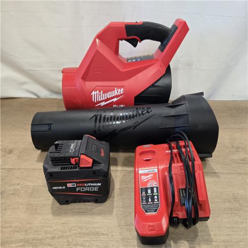 AS-IS Milwaukee FUEL 120 MPH 500 CFM 18V Cordless Battery Powered Leaf Blower Kit