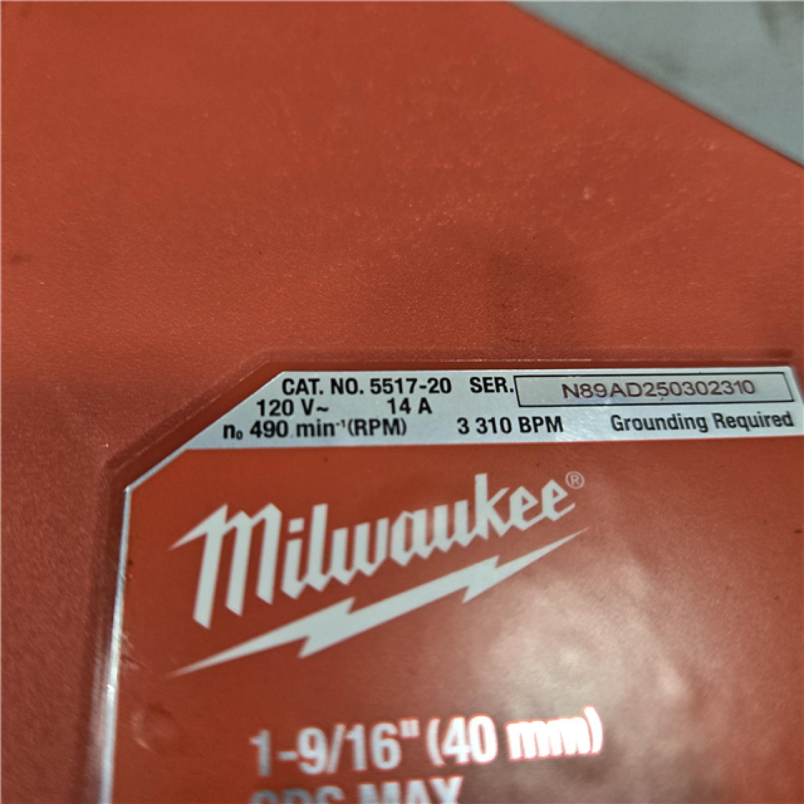 AS-IS Milwaukee 1-9/16 in. SDS-Max Rotary Hammer