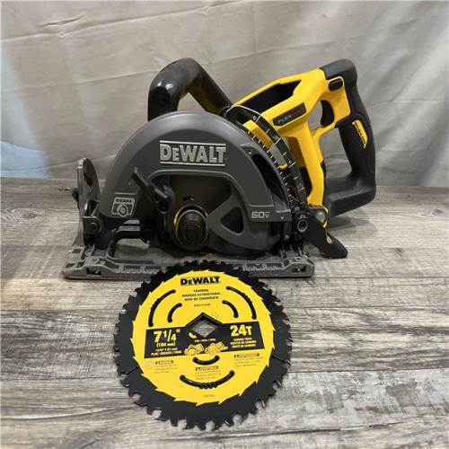 AS-IS DEWALT FLEXVOLT 60V MAX Cordless Brushless 7-1/4 in. Wormdrive Style Circular Saw (Tool Only)