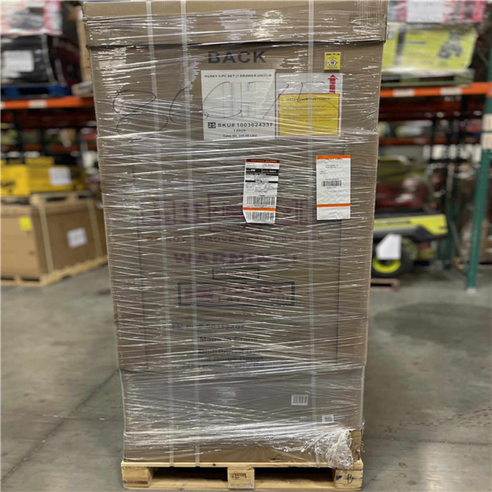 DALLAS LOCATION- Husky 3-Piece Regular Duty Welded Steel Garage Storage System in Black (2 UNITS)