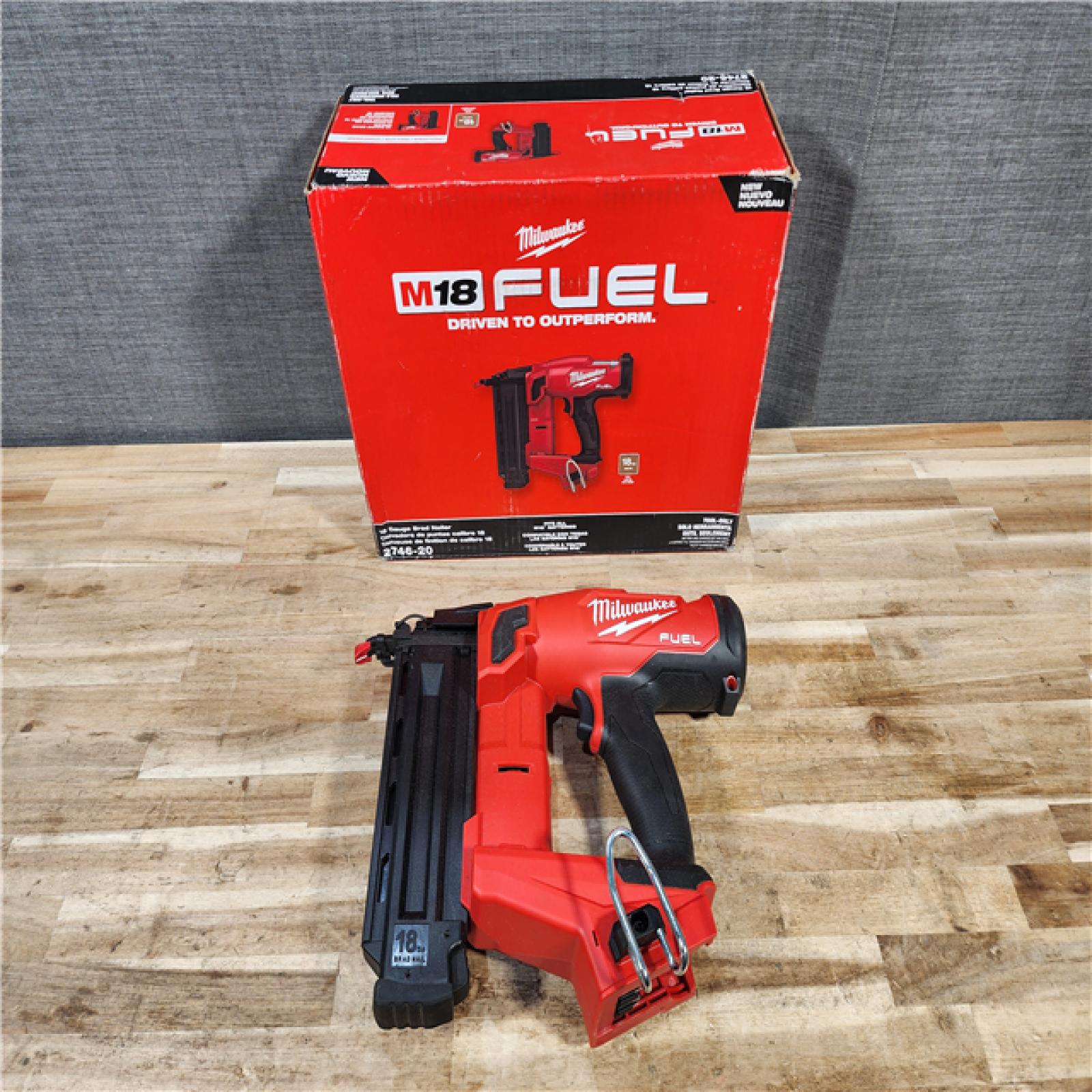 HOUSTON LOCATION - AS-IS Milwaukee FUEL 18-Volt Lithium-Ion Brushless Cordless Gen II 18-Gauge Brad Nailer (Tool-Only)