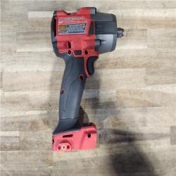 HOUSTON LOCATION - AS-IS Milwaukee M18 18V Fuel 1/2 Mid-Torque Impact Wrench Cordless Lithium-Ion Brushless (Tool-Only) with Friction Ring 2962-20