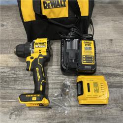 AS-IS DEWALT Atomic 20V Lithium-Ion Cordless Compact 1/2 in. Drill/Driver Kit
