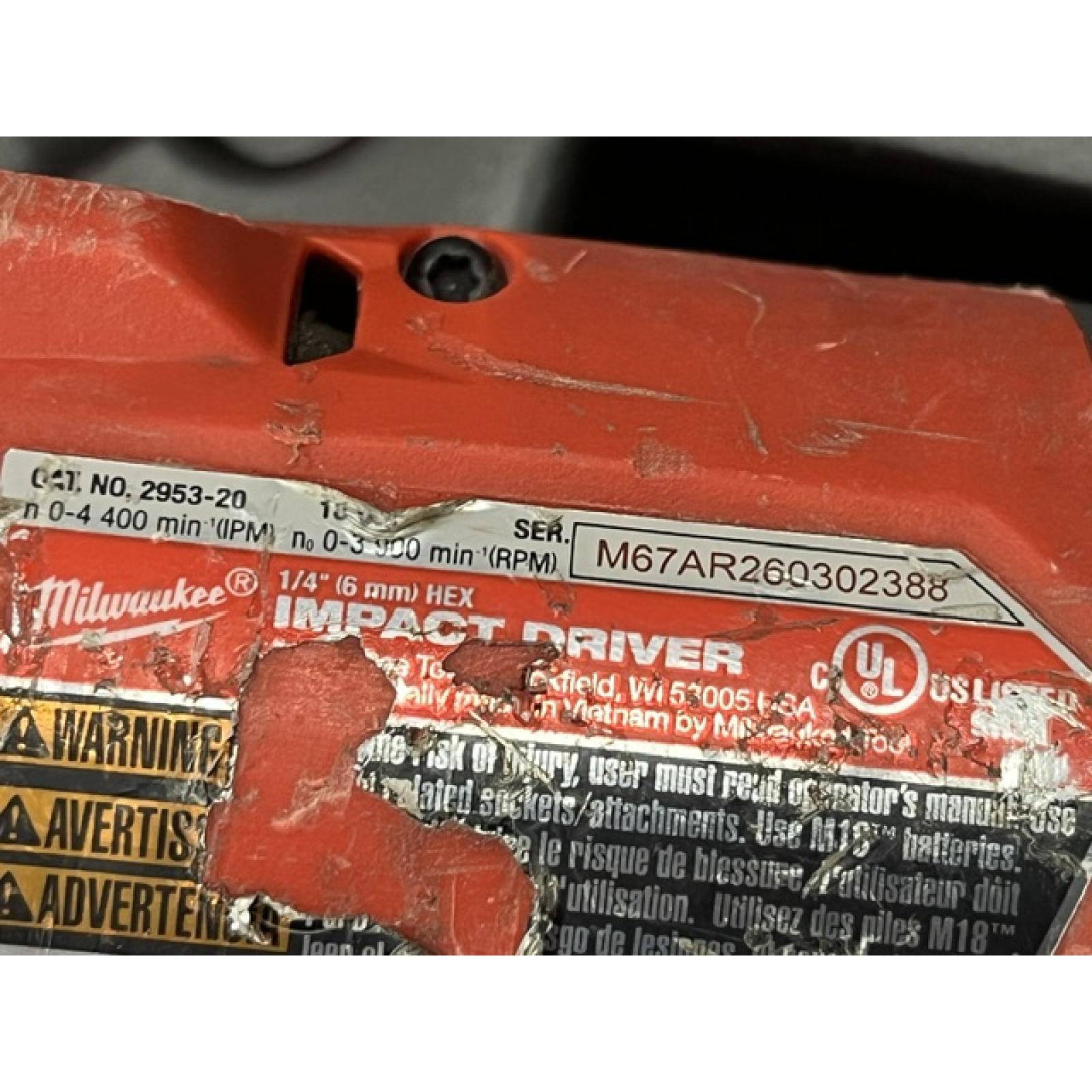 AS-IS Milwaukee FUEL 18V Lithium-Ion Brushless Cordless Hammer Drill and Impact Driver Combo Kit