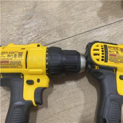 AS-IS DEWALT 20V MAX Cordless Drill/Impact 2 Tool Combo Kit