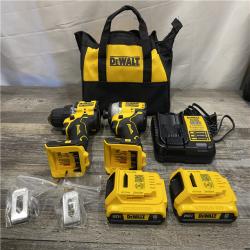 AS-IS DEWALT ATOMIC 20-Volt MAX Lithium-Ion Cordless Combo Kit
